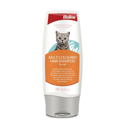 bioline shampoo para gatos multicolores