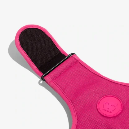 zeedog adjustable air mesh harness pink led main 4 540x 1