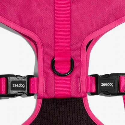 zeedog adjustable air mesh harness pink led main 5 540x 1