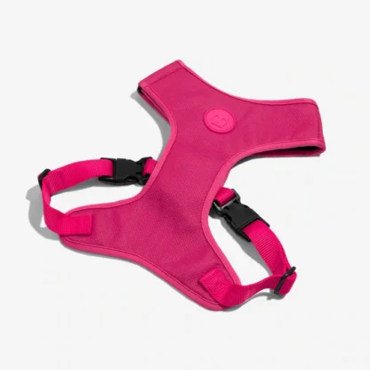 zeedog adjustable air mesh harness pink led main 6 540x 1
