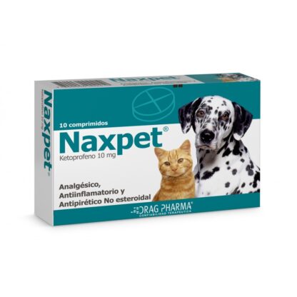 naxpet 10 mg ketoprofeno caja por 10 tabletas